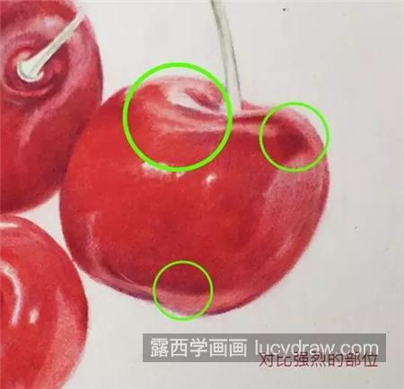 车厘子怎么画？超级详细的彩铅画教程分享