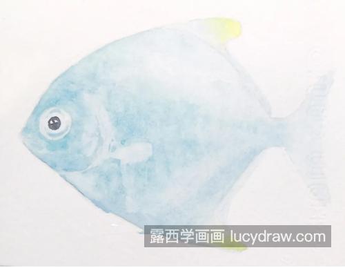 钻石鱼怎么画？月亮鱼水彩画步骤有哪些？