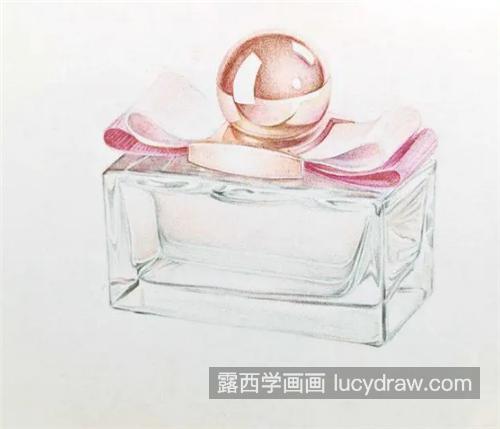 香水瓶怎么画？如何画玻璃材质的质感？