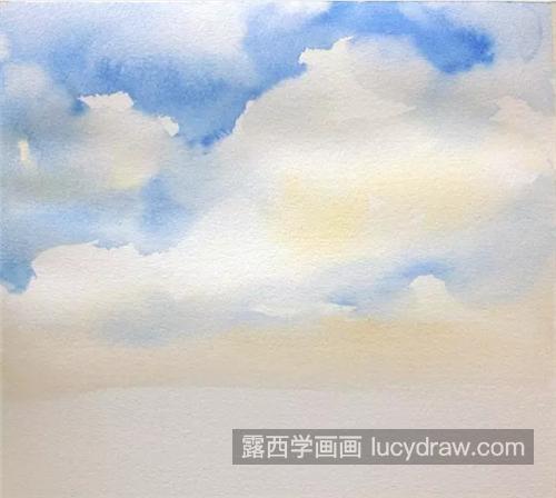 如何画蓝天白云？画天空有哪些小技巧？