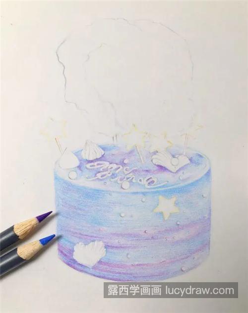 梦幻的蛋糕怎么画？如何理解圆柱体透视？