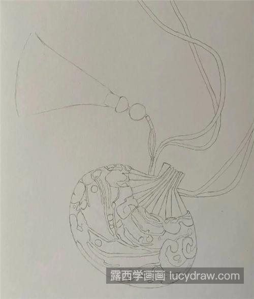 香囊怎么画？有哪些彩铅绘画步骤？