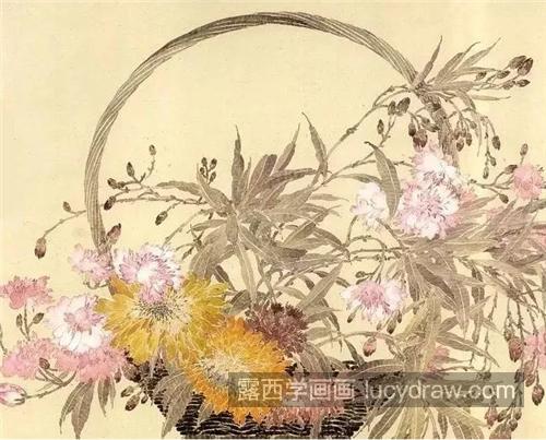 夹竹桃和波斯菊怎么画？三种花卉的工笔画步骤有哪些？