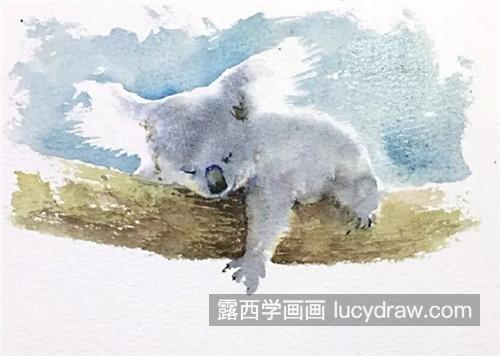 树袋熊怎么画？考拉的水彩画步骤有哪些？