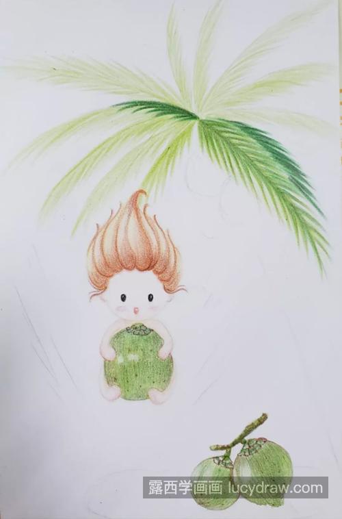 椰子宝宝怎么画？具体有哪些绘画步骤？