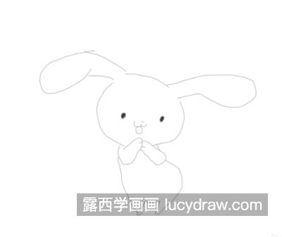 可爱的小兔子怎么画？中秋节玉兔的简笔画法是什么？