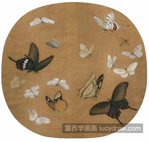 各式各样的蝴蝶怎么画？超级详细的工笔画教程分享
