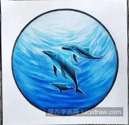 蓝色海豚怎么画？绘画时要注意什么？
