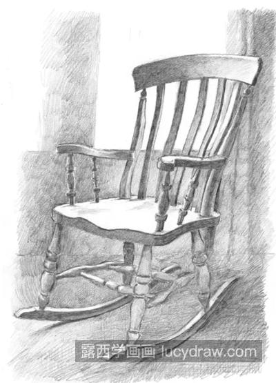 45号椅素描图片