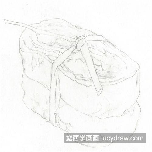 厚蛋烧寿司怎么画？美食水彩画图文步骤有几步？