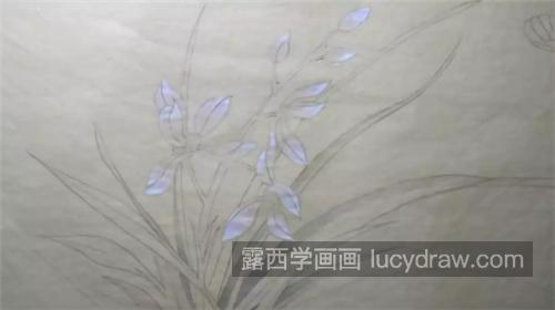 蝴蝶和兰花怎么画？具体的工笔画步骤有哪些？