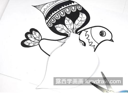 和平信鸽怎么画？鸽子的简单画法是什么？