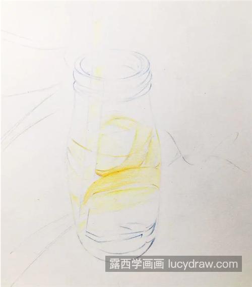 柠檬水怎么画？超级详细的彩铅画教程分享