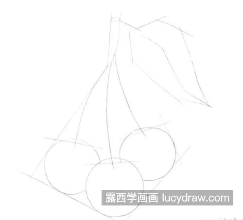 素描樱桃怎么画？暗反射表面如何着色？