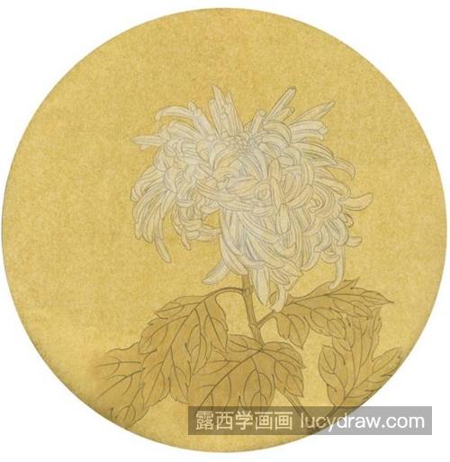 秋菊图怎么画？菊花的工笔步骤有几步？