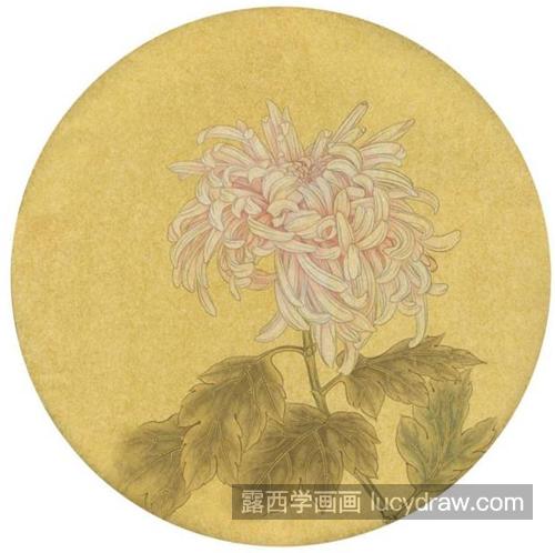 秋菊图怎么画？菊花的工笔步骤有几步？