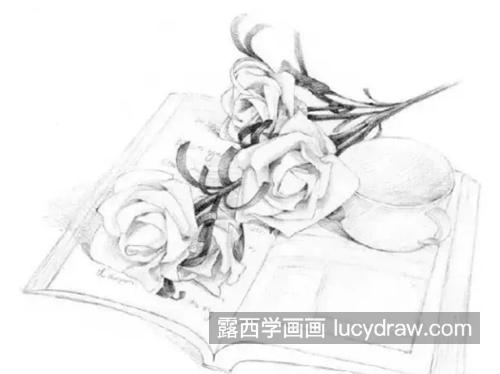 书上的白玫瑰怎么画？素描玫瑰的步骤有哪些？