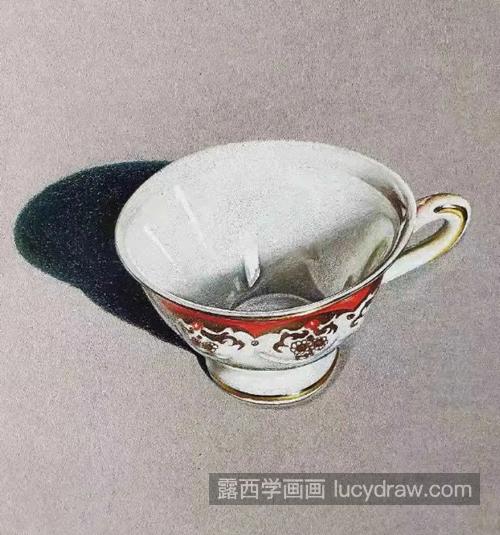 白瓷杯怎么画？如何表达物体空间立体感？