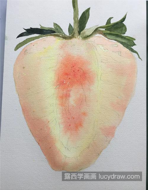 草莓怎么画？如何画草莓截面？