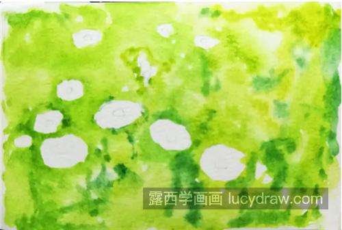小雏菊怎么画？小清新水彩画的画法是什么？