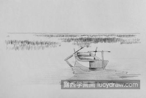 江上小舟怎么画？简单的素描画法是什么？
