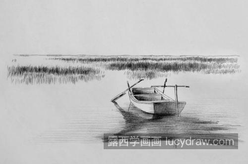 江上小舟怎么画？简单的素描画法是什么？