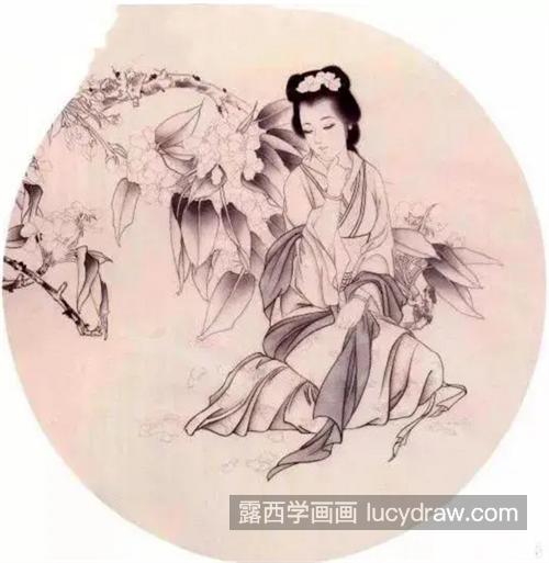 梨花仕女图怎么画？绘画教程是什么？