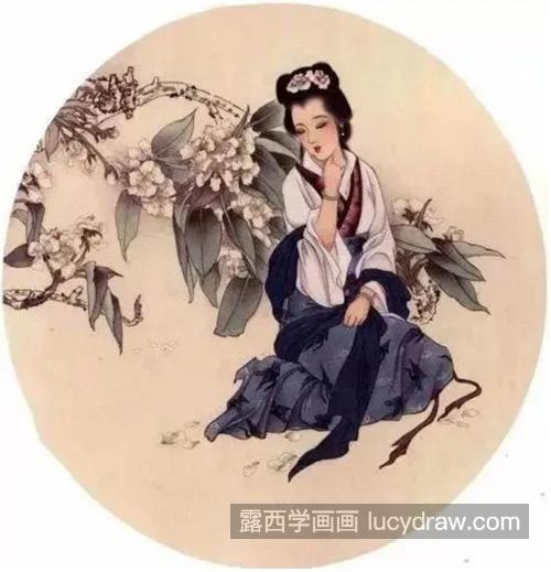 梨花仕女图怎么画？绘画教程是什么？