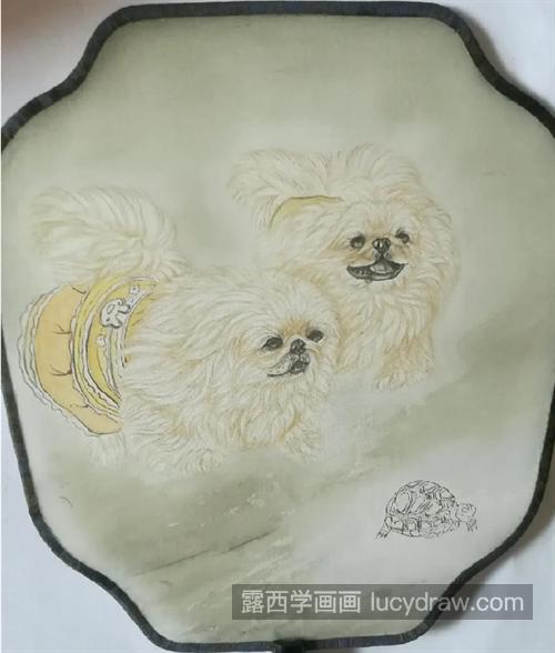 北京犬怎么画？京巴狗的图文步骤有哪些？