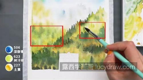 山野风景怎么画？详细的绘画教程是什么？