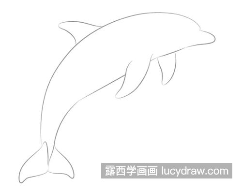 海豚怎么画？简笔画步骤有几步？
