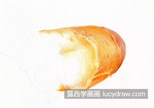 热腾腾的地瓜怎么画？红薯的绘画流程是什么？