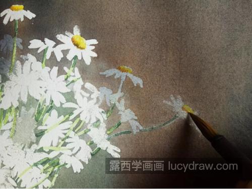 小雏菊怎么画？绘画过程是什么？