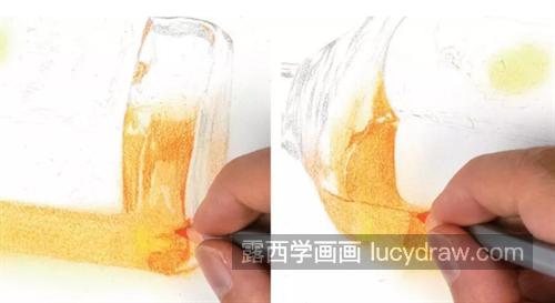 酒瓶怎么画？如何用彩铅画出透明质感？