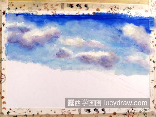 遍山红怎么画？如何画多变的云朵？
