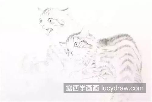 嬉戏的小猫怎么画？猫咪工笔画教程是什么？