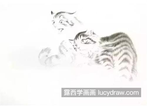 嬉戏的小猫怎么画？猫咪工笔画教程是什么？