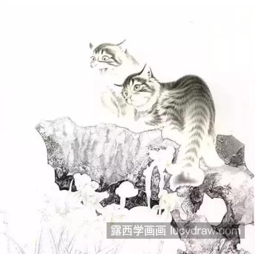 嬉戏的小猫怎么画？猫咪工笔画教程是什么？