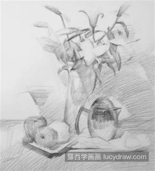 静物花卉怎么画？素描步骤有几步？