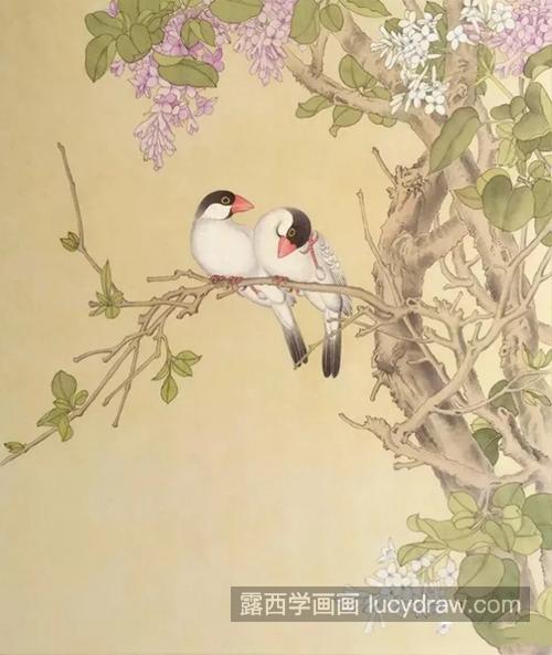 丁香花怎么画？详细的工笔画法是什么？