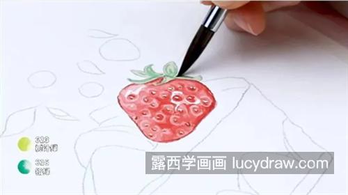 草莓蛋糕怎么画？绘画步骤有几步？