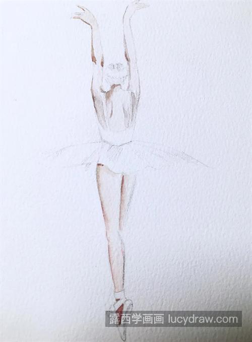 跳芭蕾舞的女孩怎么画？如何用水花制造画面气氛？