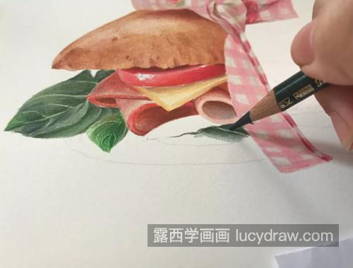 三明治怎么画？面包的绘画过程是什么？