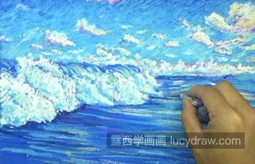 大海怎么画？海浪的油画教程是什么？