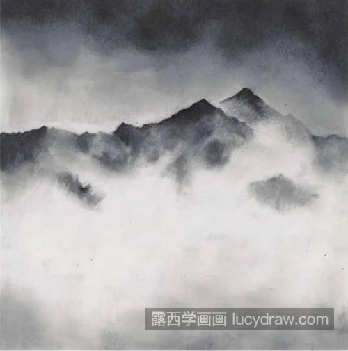 远山怎么画？云雾山绘画步骤有哪些？