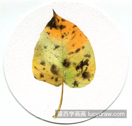 深秋树叶怎么画？简单的水彩画法有哪些？