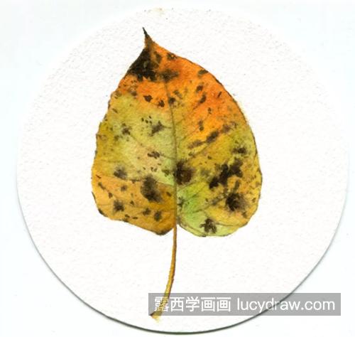 深秋树叶怎么画？简单的水彩画法有哪些？