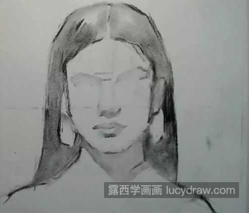 长发美女怎么画？如何刻画人物五官？