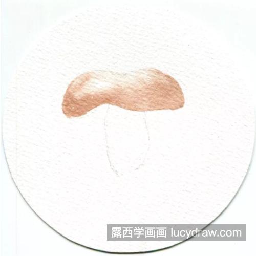 菱红菇怎么画？简单的水彩画法是什么？