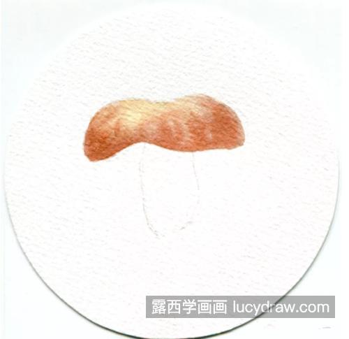 菱红菇怎么画？简单的水彩画法是什么？